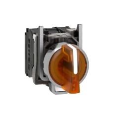 XB4BK135M5 TURUNCU 22mm 230VAC METAL MANDAL BUTON