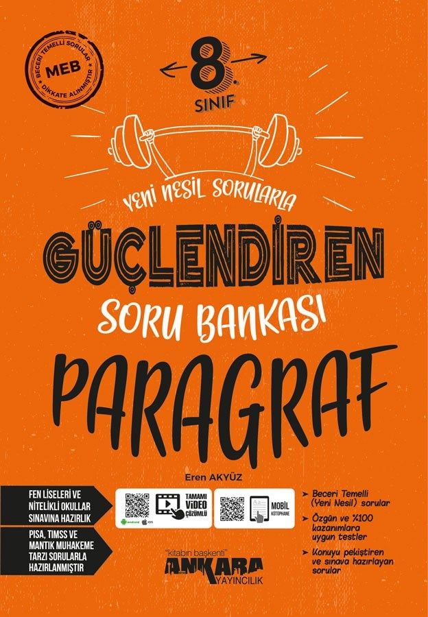 8. Sınıf Paragraf Güçlendiren Soru Bankası