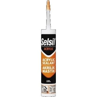 Selsil Silikonize Mastik Gri 500gr