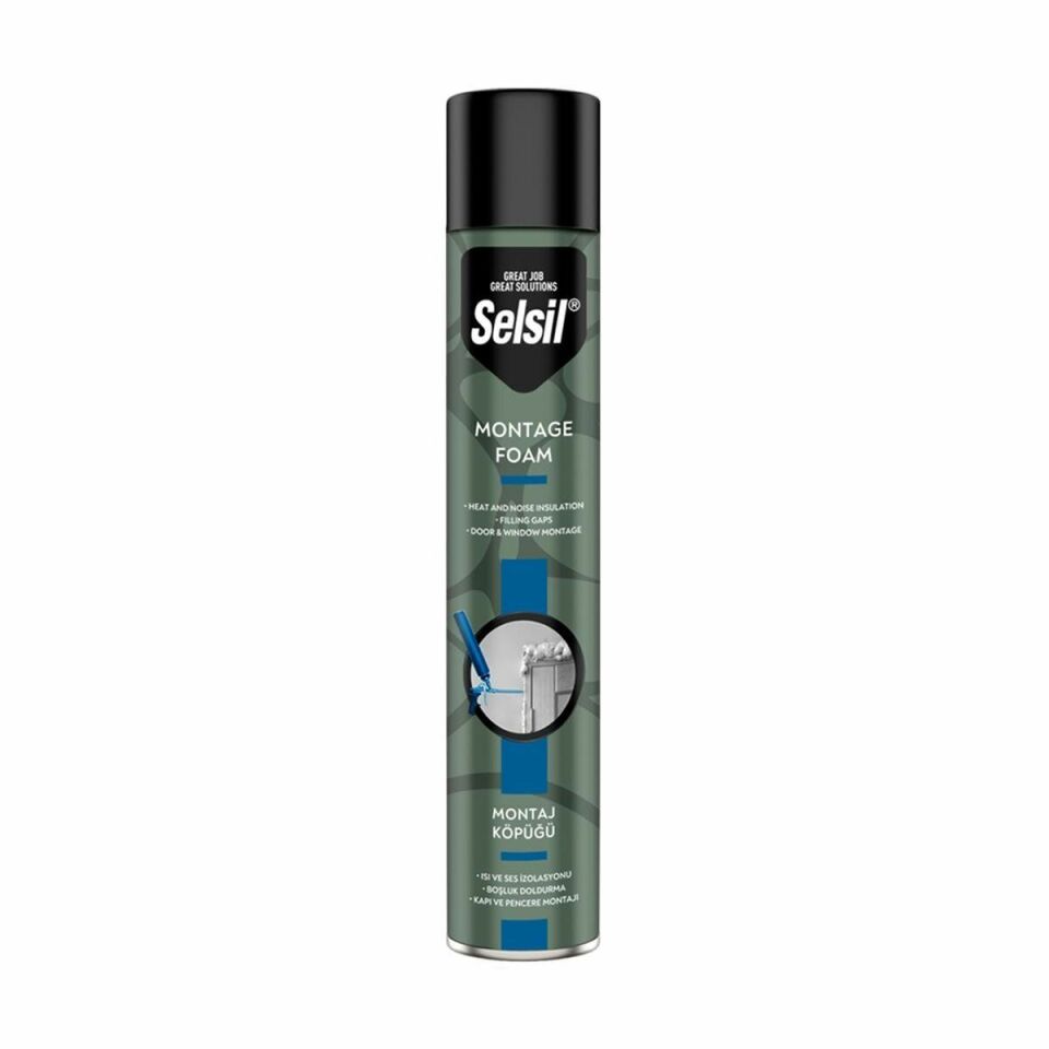 Selsil Poliüretan Köpük 750ml 600Gr