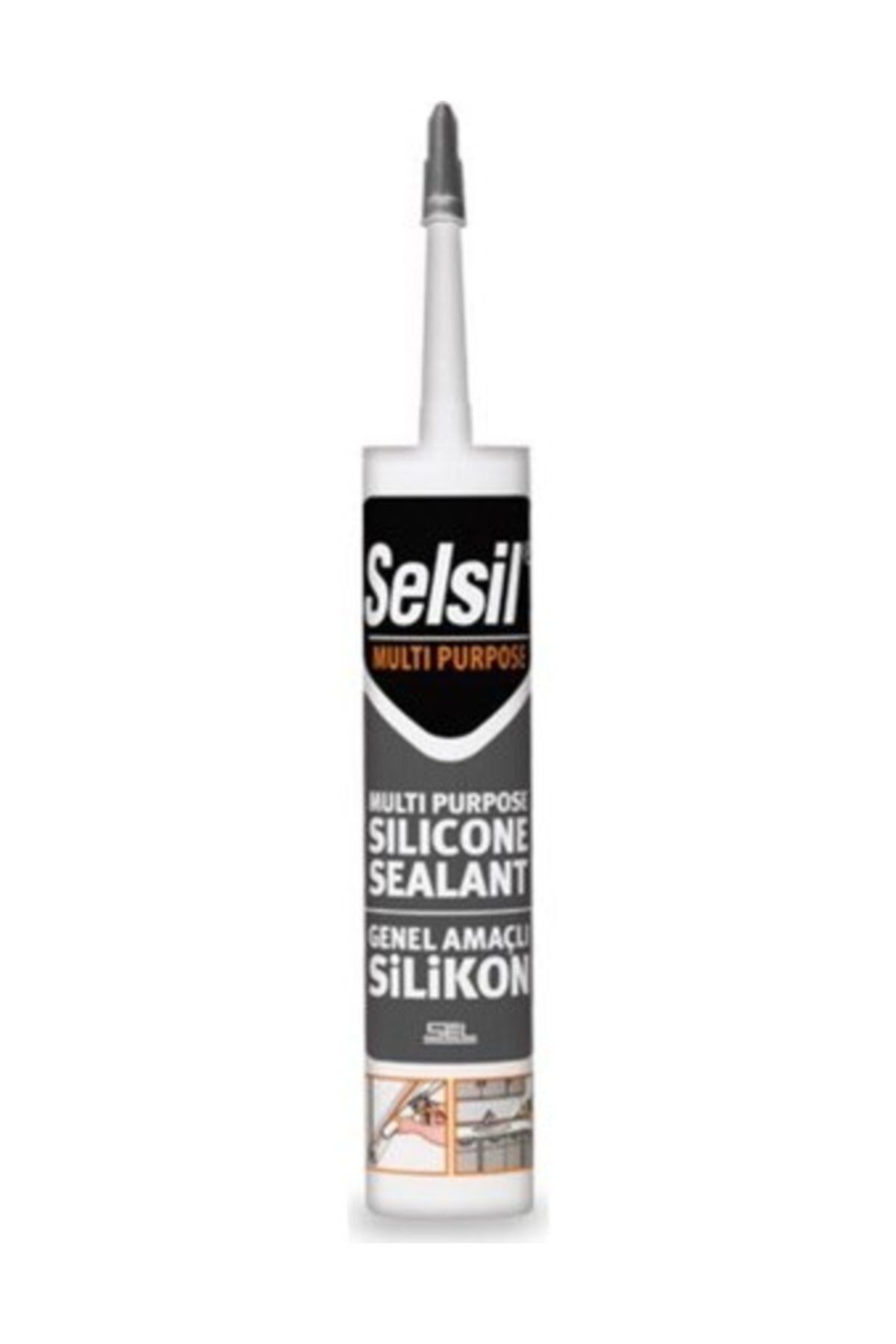 Selsil Silikon Kartuş Şeffaf 280gr