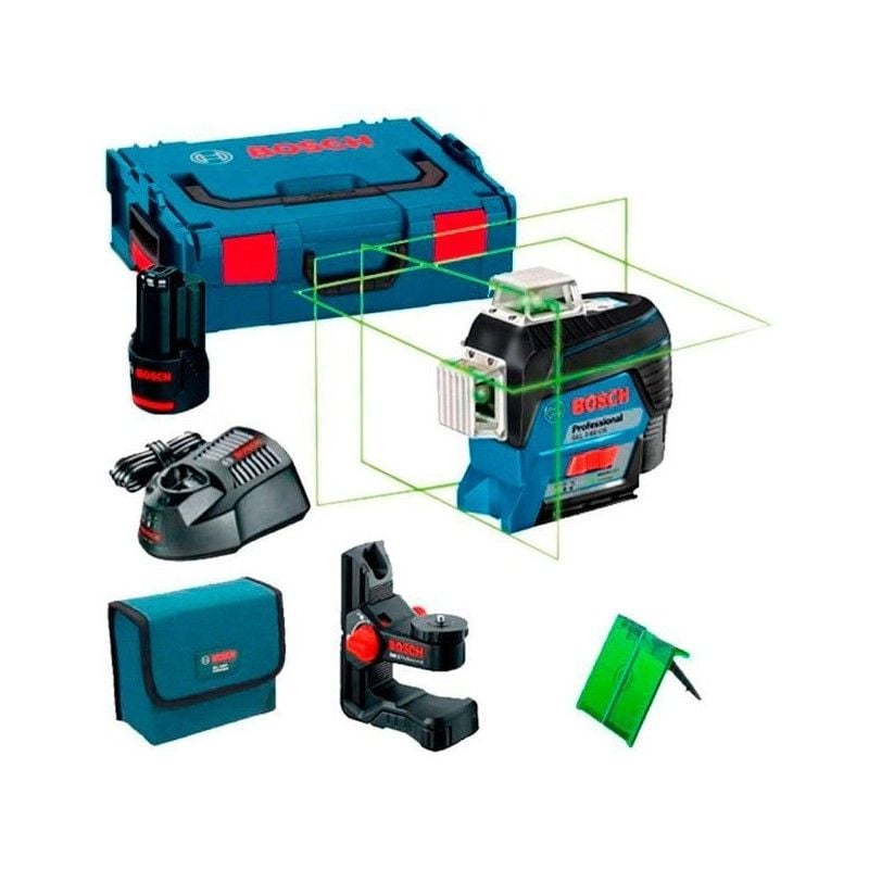 Bosch GLL 3-80 Çizgili Hizalama Lazeri C BM1+12 Volt Akü