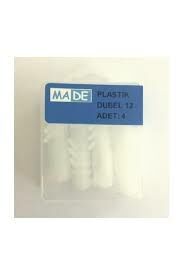 Made Plastik Dübel 12mm (Paket:4)