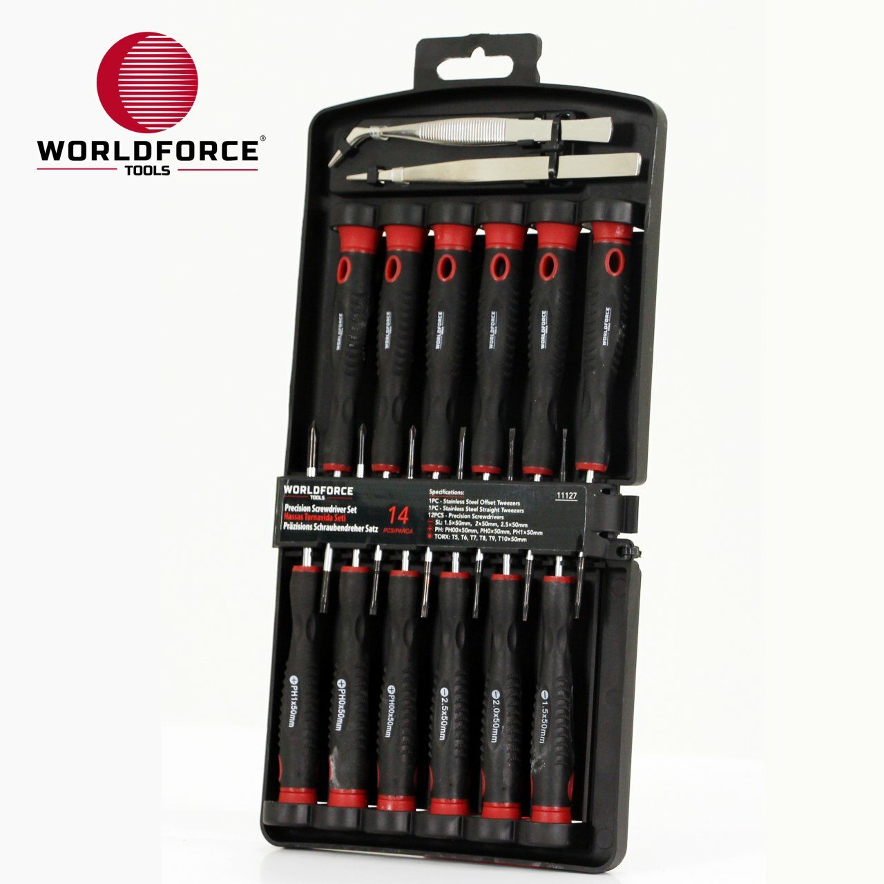 WorldForce 11127 Hassas Tornavida Seti 14 Parça