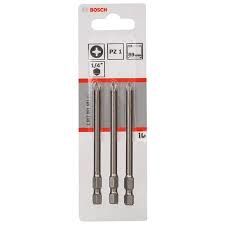 Bosch Bits Uç Yıldız Extra Hard PZ1x89mm 3'lü