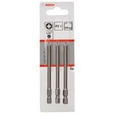 Bosch Bits Uç Yıldız Extra Hard PZ1x89mm 3'lü