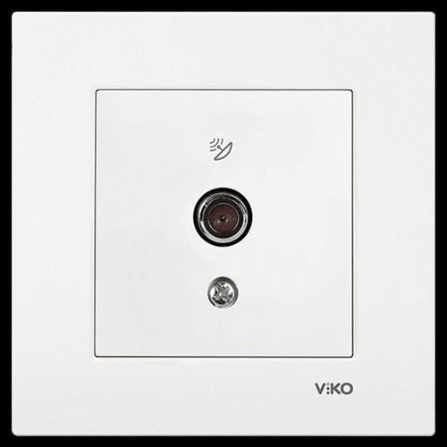 Viko TV Uydu Prizi F Konnektörlü Çerçevesiz