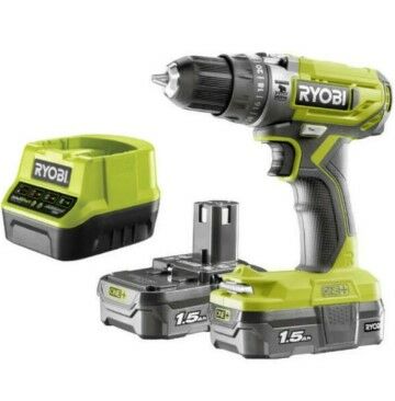 Ryobi R18PD2-215G Akülü Darbeli Matkap 18V 50nm