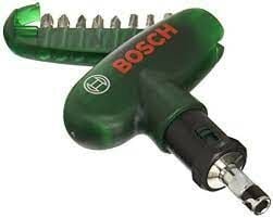 Bosch Cırcırlı Cep Tornavidası (10 Parça)