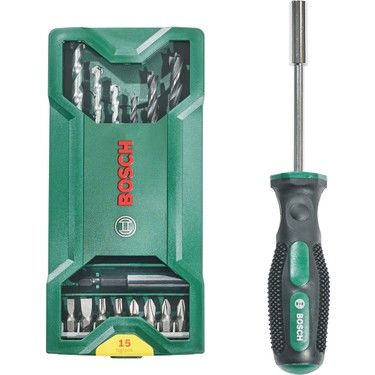 Bosch X-Line 15+1 Vidalama&Matkap Ucu Seti