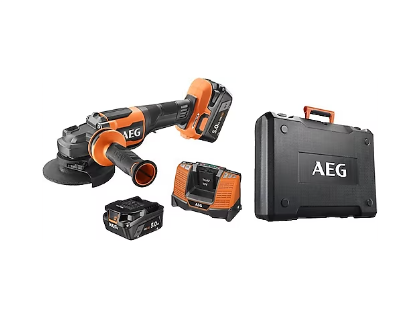 Aeg BEWS 18-125BLPX2-502C 5.0 Ah Çift Akülü Kömürsüz Avuç Taşlama Makinesi