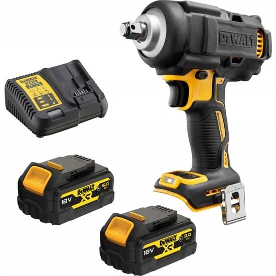 Dewalt DCF891P2G Kömürsüz Çift Akülü Somun Sıkma 18V 5,0AH 812Nm (Kauçuk Gövde)