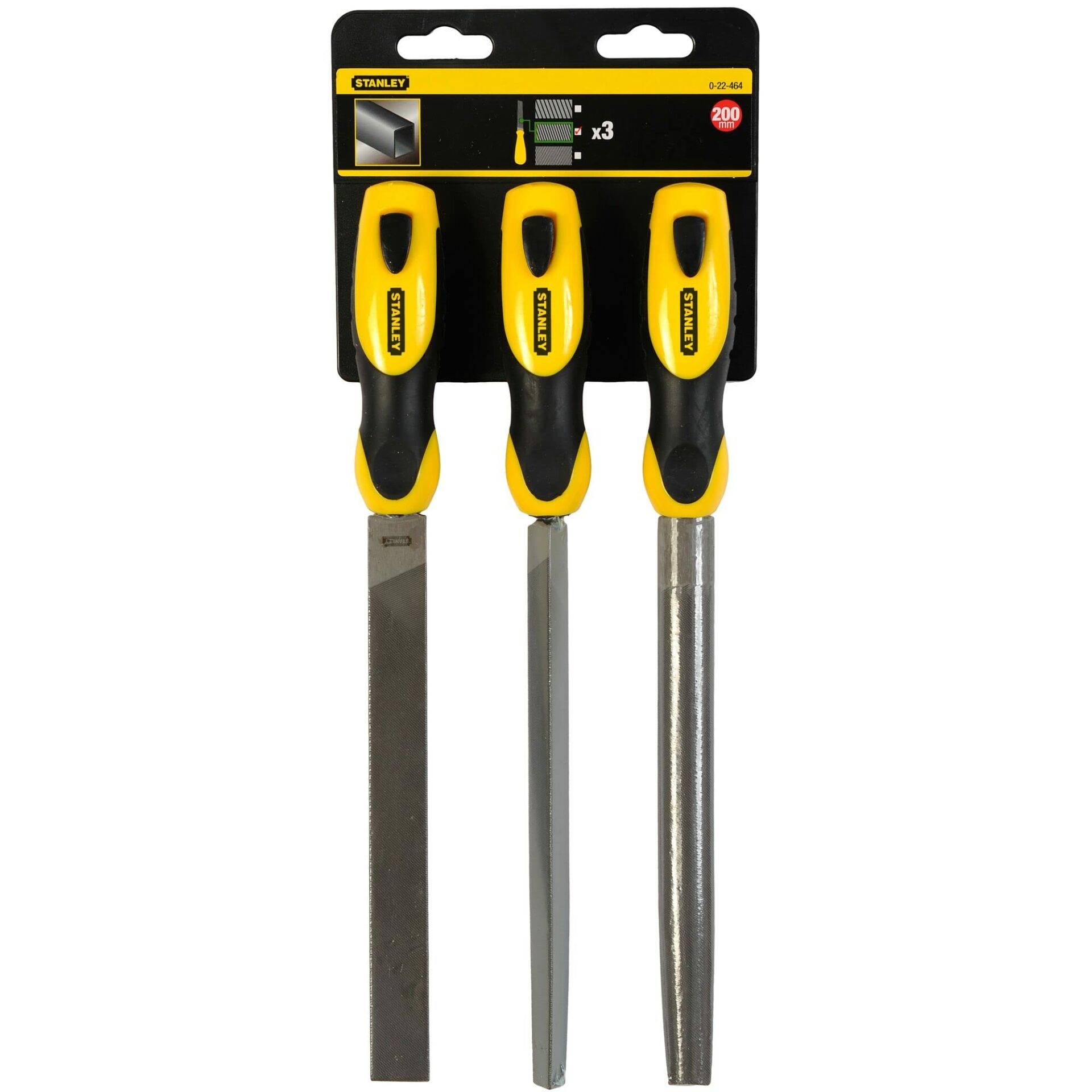 Stanley ST022464 Eğe-Törpü Seti 3 Parça 8''