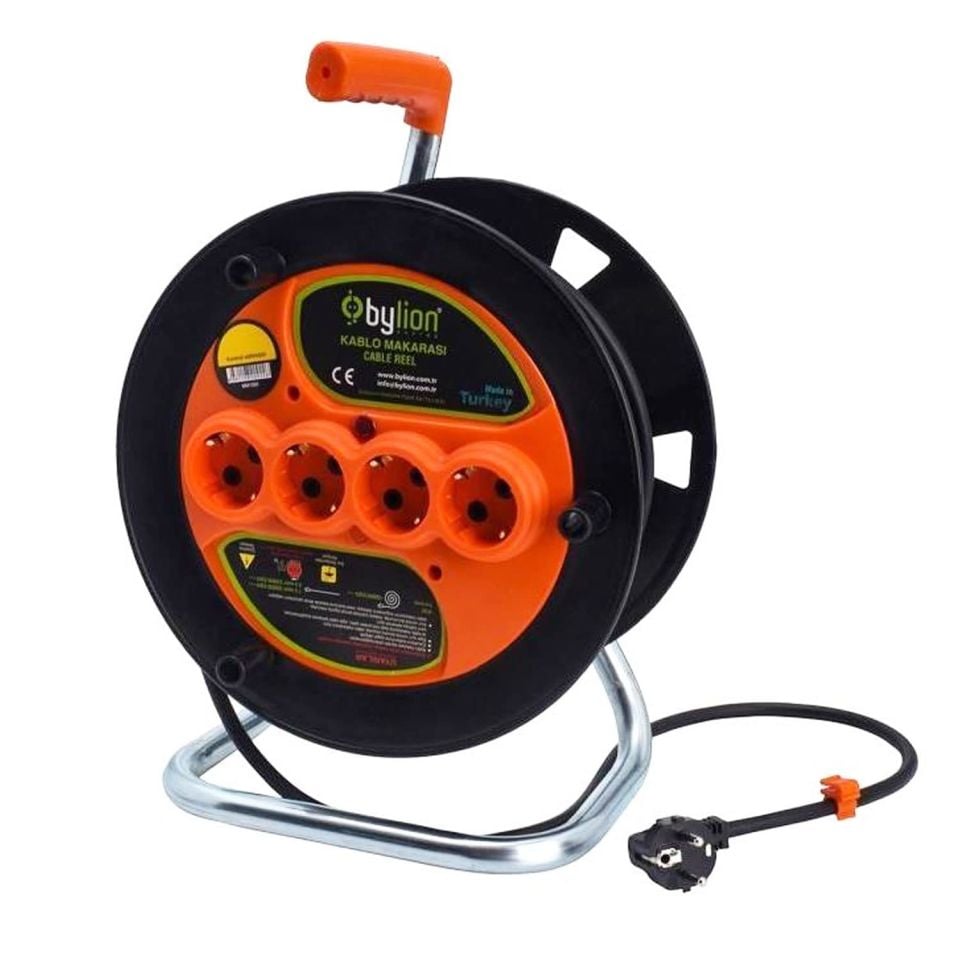 Bylion Dış Mekan IP44 Plastik Makaralı Kablo 3x2.5mm (40mt)