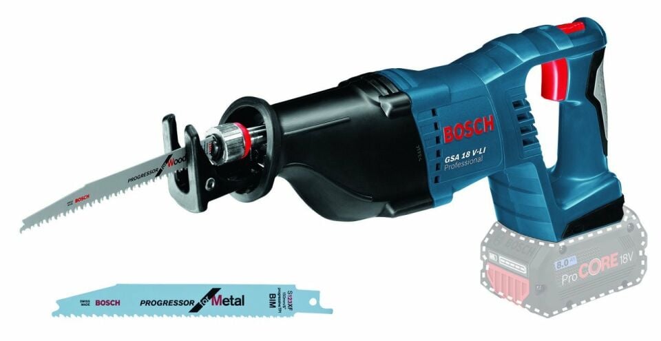 BOSCH GSA 18V-lı Aküsüz Tilki Kuyruğu Testere Makinesi (Promix)