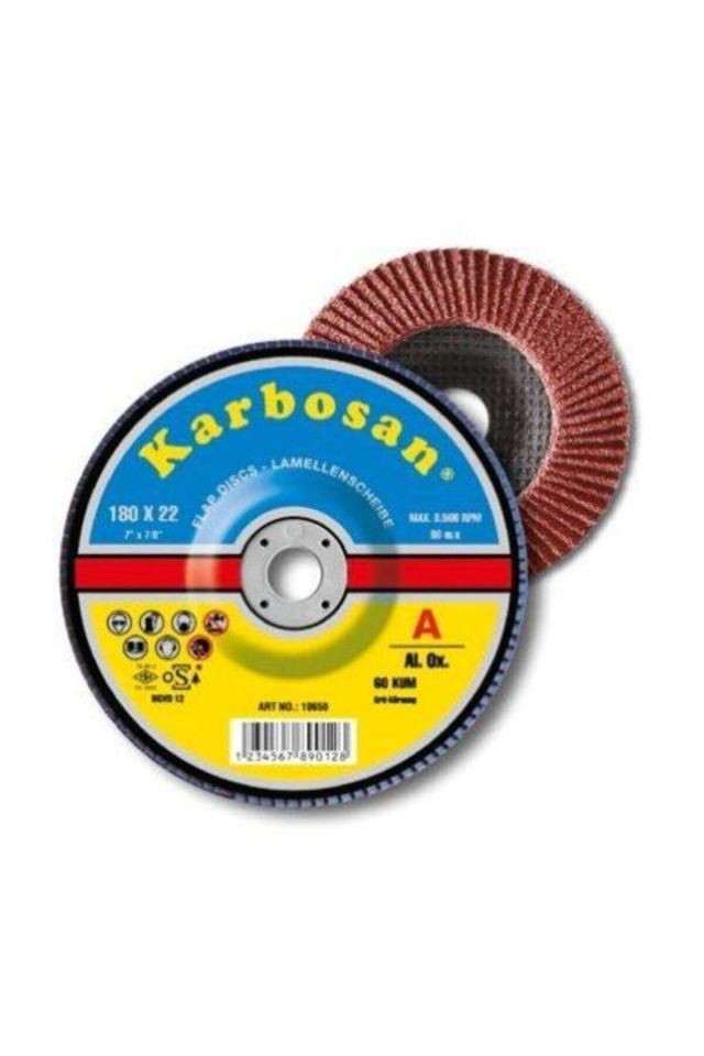 Karbosan Fiberdisk Zımpara 180mm NK 16 kum