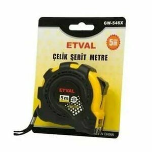 Etval Şerit Metre Kaplamalı 5mt x 25mm