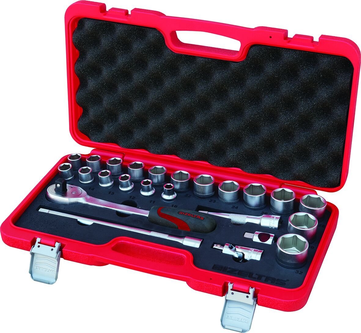 İzeltaş 1113 1/2'' 24 Parça Altı Köşe Lokma Anahtar Takımı