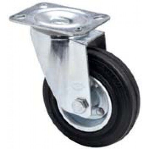 HS02 LS 080 Lastik Teker 80mm