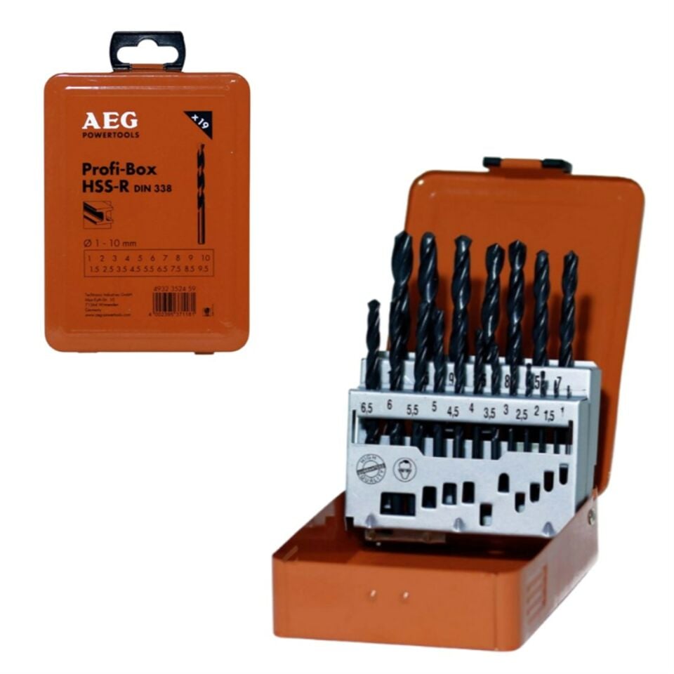 Aeg Profo-Bit 19 Parça Matkap Ucu Hss Metal Set