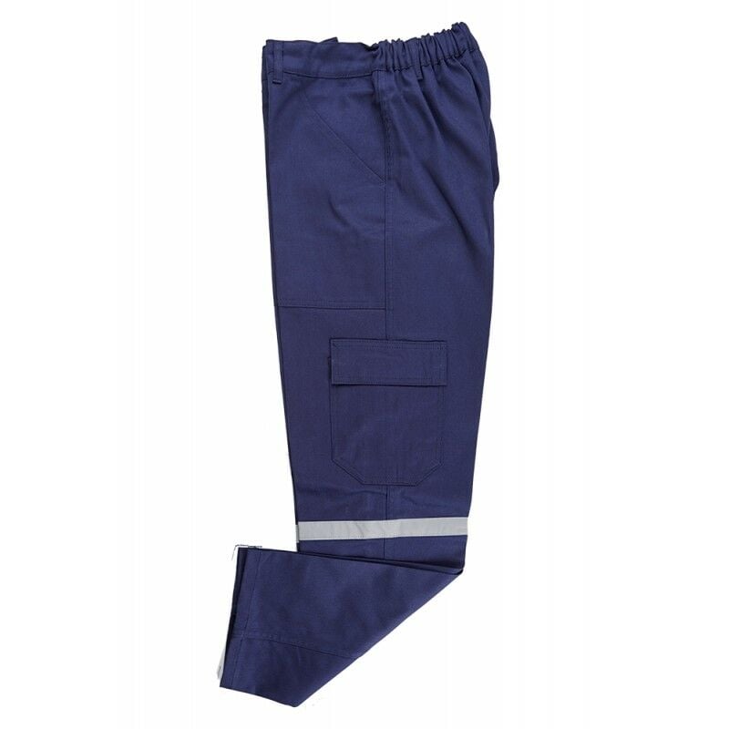 İş Pantolonu 16/12 Gabardin Reflektörlü Lacivert (L)
