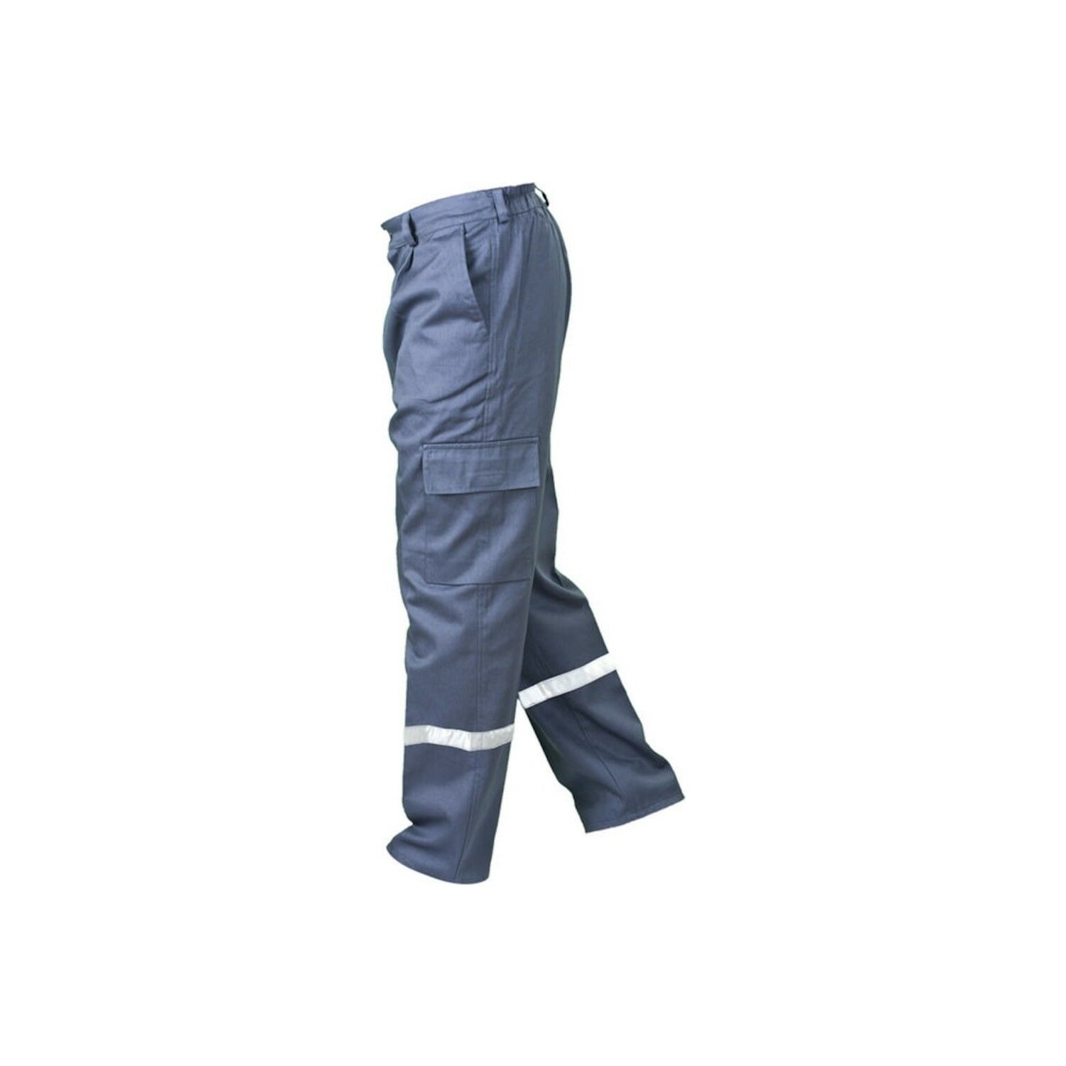 İş Pantolonu 16/12 Gabardin Reflektörlü Lacivert (XL)