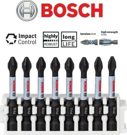 Bosch Impact Control Vidalama Uçları PH2x50mm 8'li