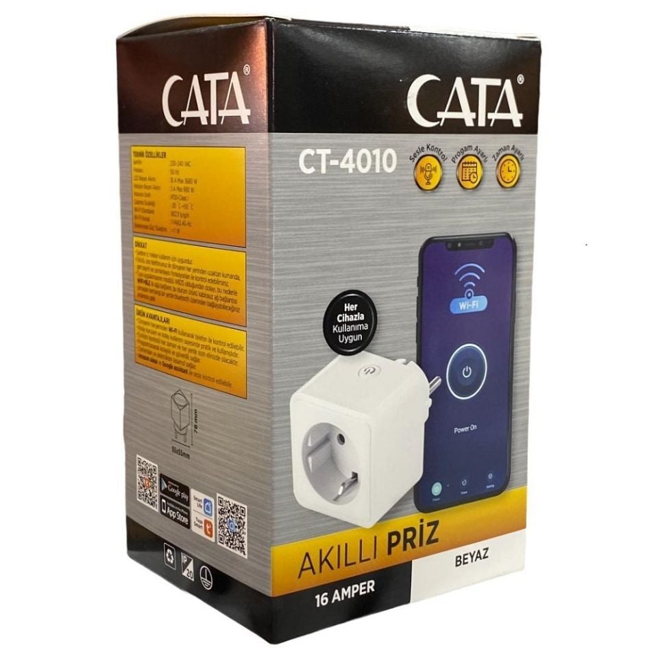 Cata CT-4010 Akıllı Priz