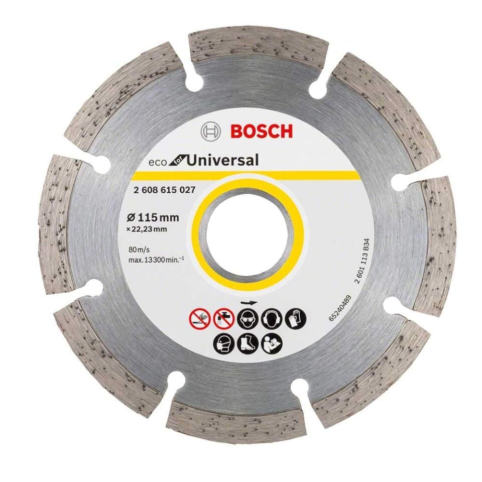 Bosch Elmas Kesme Disk EFUniv 125x22.23mm (Segmanlı)