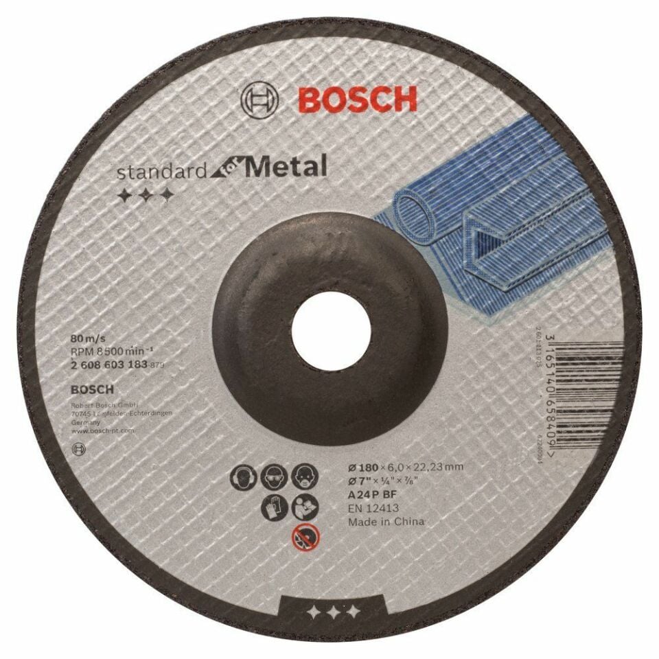 Bosch Sd Metal Taşlama Taşı 180X6.0mm