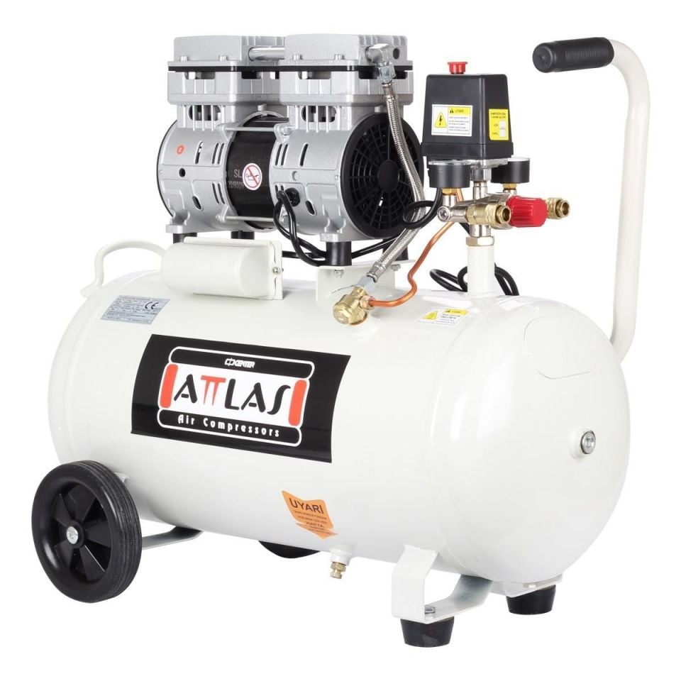 Attlas SC1050 Monofaze Kompresör 1Hp 50lt (Sessiz)