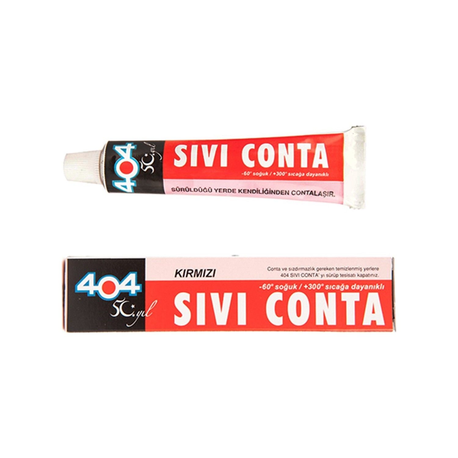 404 Sıvı Conta Kırmızı 80gr