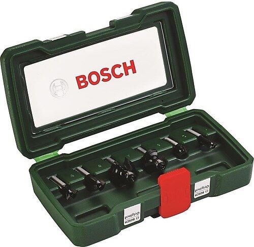 Bosch Freze Seti Şaftlı 6 Parça 8mm