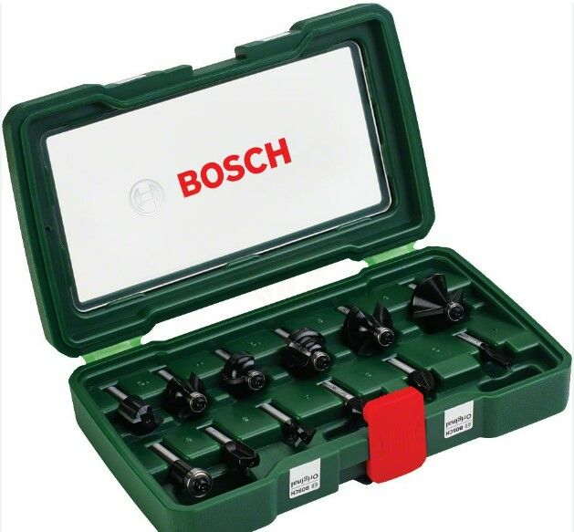 Bosch Freze Seti Şaftlı 12 Parça 8mm