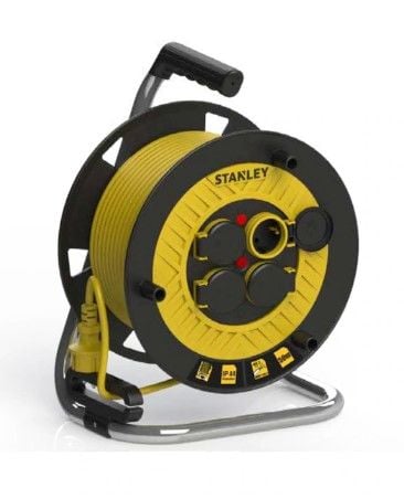 Stanley Bakır Kablolu Makara 25mt 3x1.5mm (Kapaklı)