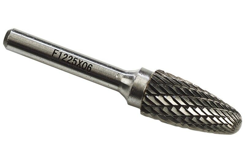 Karbür Kalıpçı F Tipi Kavisli Silindirik Freze 8mm