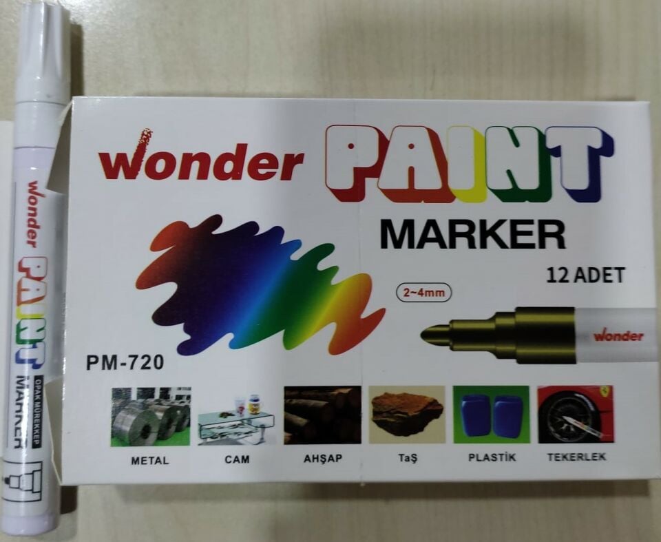 Wonder İşaretleme Kalemi PM-720 Altın Sarısı
