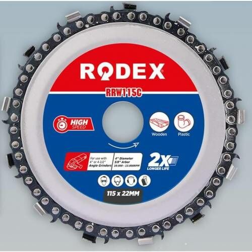 Rodex Ahşap Oyma ve İşleme Diski 125mm