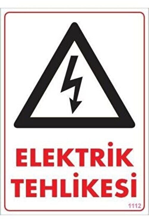 İkaz Levhası Elektrik Tehlikesi - 1112