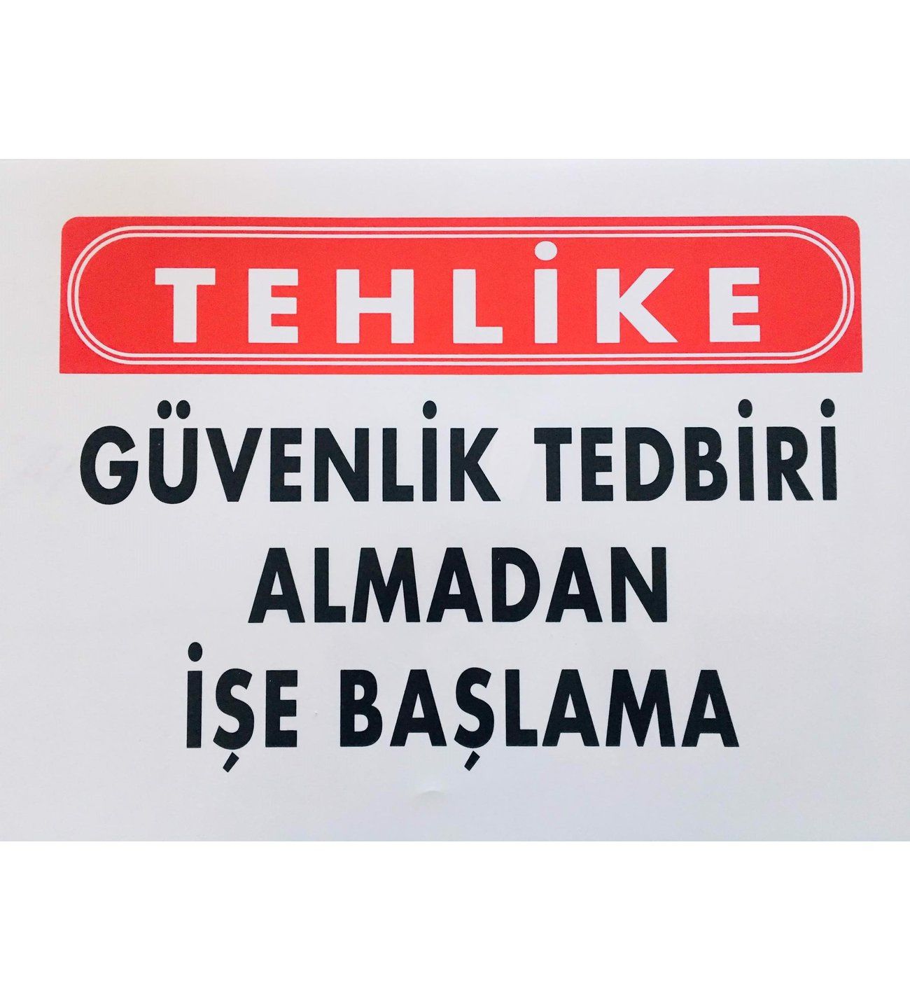 Güvenlik Tedbiri Almadan İşe Başlama - 414