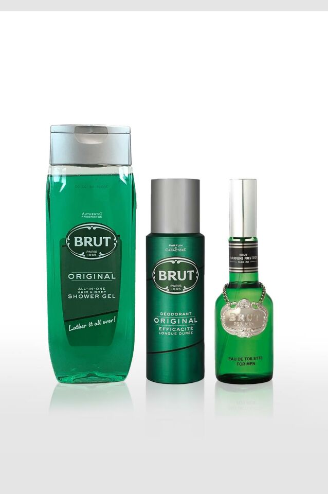 Original Erkek Bakım Seti Madalyon Plexi Parfüm EDT 100 ml, Deodorant 200 ml, Duş Jeli 500 ml