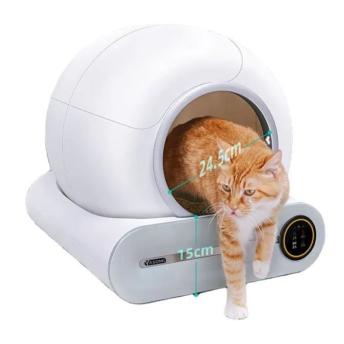 Yasomi Smart Cat Cleaner 9lt Kapasiteli ve Wifi Uygulama Bağlantılı Kedi Tuvaleti