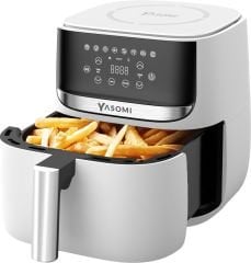 Yasomi Y55 Tartı Özellikli Beyaz 5.7l-6 Litre 1700w Airfryer Fritöz