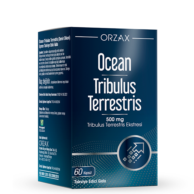 Ocean Tribulus Terrestris 500mg 60 Kapsül - (SKT: 10/2025)