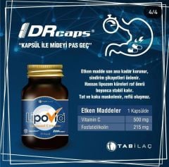 Lipovia Lipozomal Vitamin C 30 Kapsül - (SKT: 03/2025)