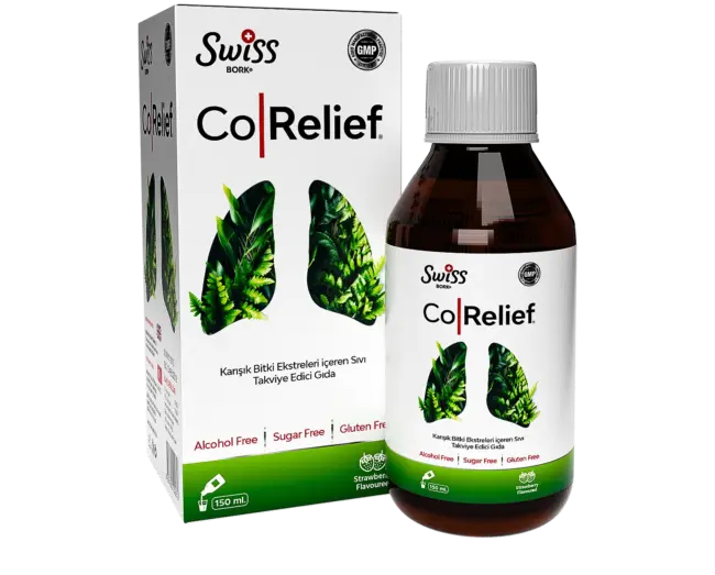 Swiss Bork Co Relief Öksürük Şurubu 150 ml - (SKT: 12/2025)