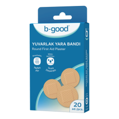 B-Good Yara Bandı Yuvarlak 20'li - (SKT: 08/2029)
