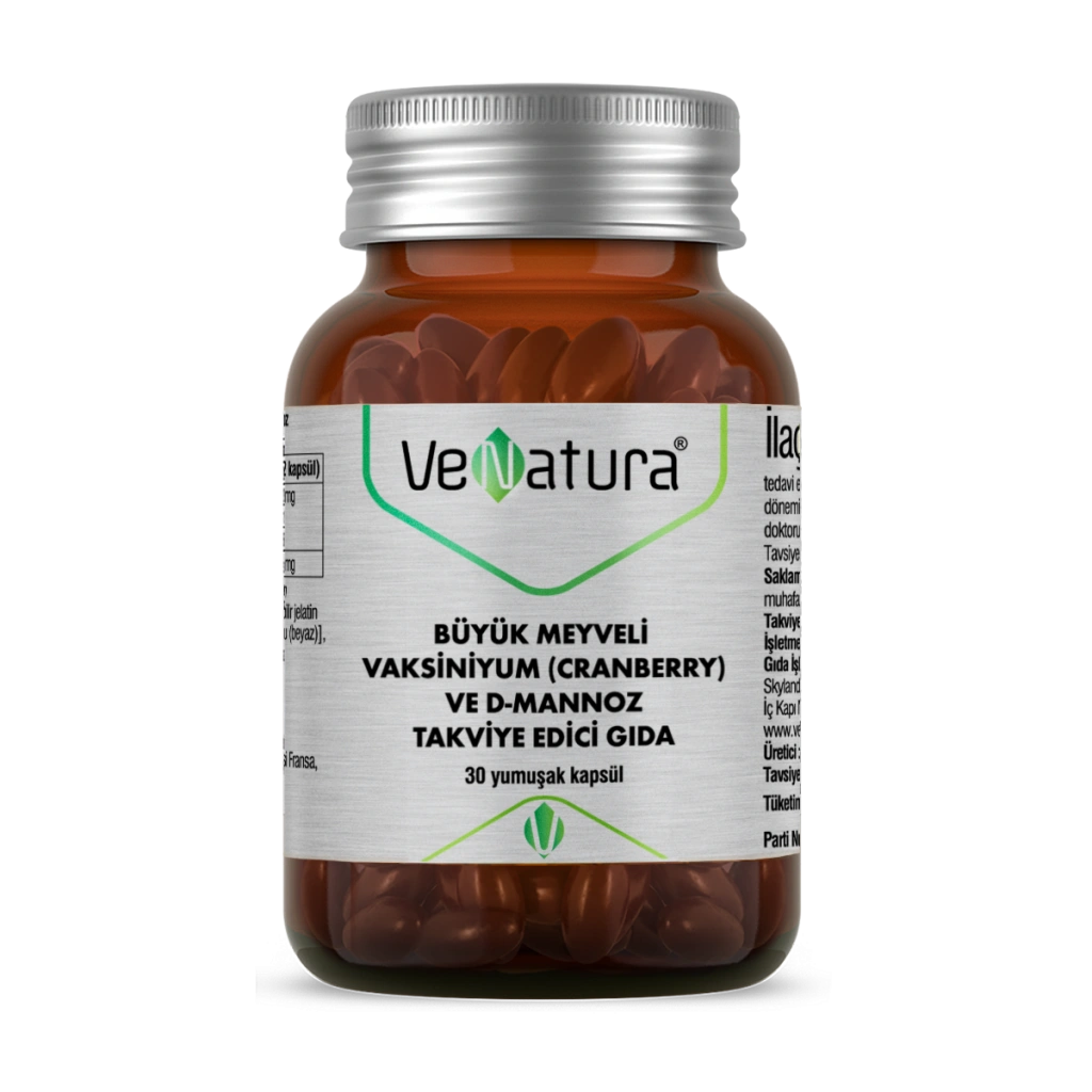 Venatura Cranberry & D-Mannoz 30 Kapsül - (SKT: 12/2027)