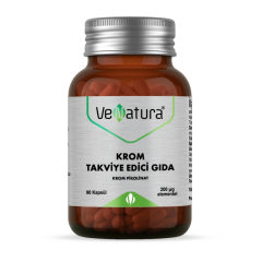 Venatura Krom Takviye Edici Gıda 90 Kapsü - (SKT: 08/2027)