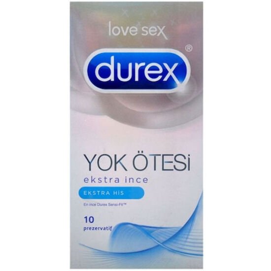 Durex Yok Ötesi Ekstra İnce Ekstra His Prezervatif 10'lu - (09/2029)